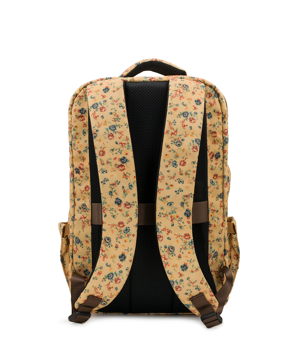Female - Vico Travel Backpack - Woven Poly - Fleur de Jardin - fleur de jardin - by Patricia Nash - View 2 of 6
