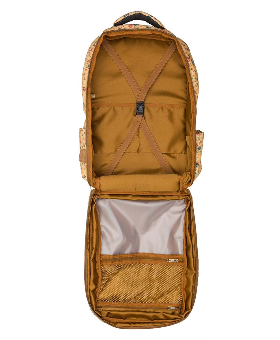 Female - Vico Travel Backpack - Woven Poly - Fleur de Jardin - fleur de jardin - by Patricia Nash - View 4 of 6