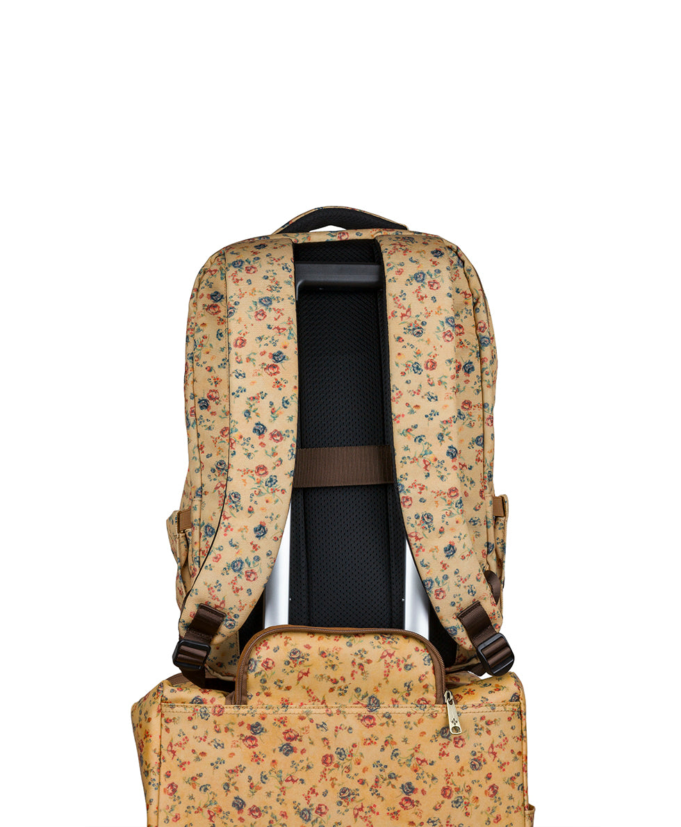 Female - Vico Travel Backpack - Woven Poly - Fleur de Jardin - fleur de jardin - by Patricia Nash - View 6 of 6