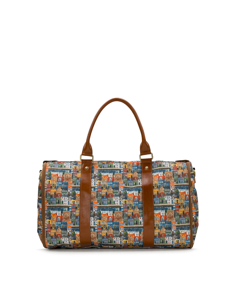 Female - Vasilia Garment Duffel | Homes Along The Coast of Bergen | Homes Along The Coast Of Bergen - homes along the coast of bergen - by Patricia Nash - View 1 of 6