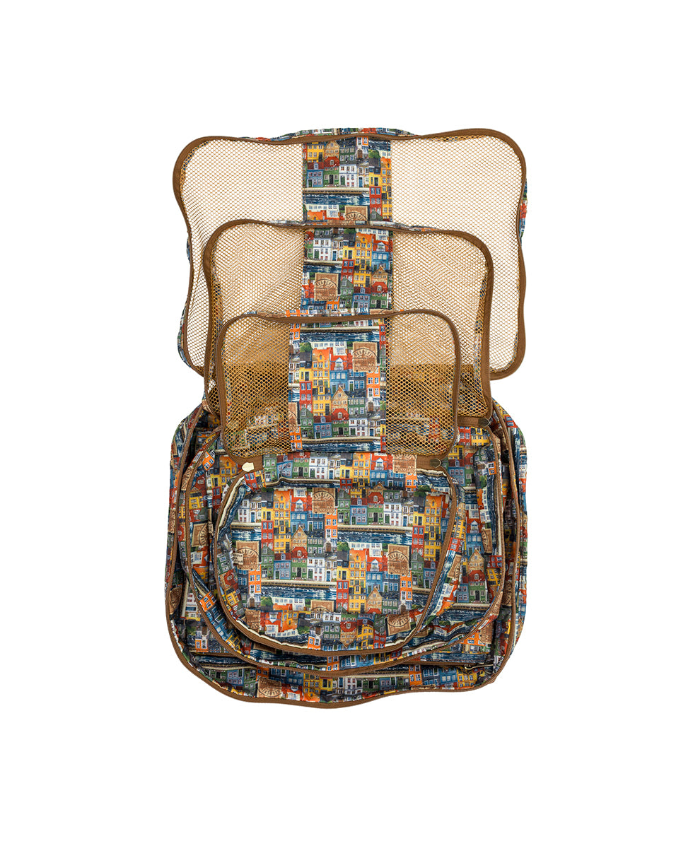 Female - 5 Piece Travel Cubes | Homes Along The Coast of Bergen | Homes Along The Coast Of Bergen - homes along the coast of bergen - by Patricia Nash - View 3 of 5