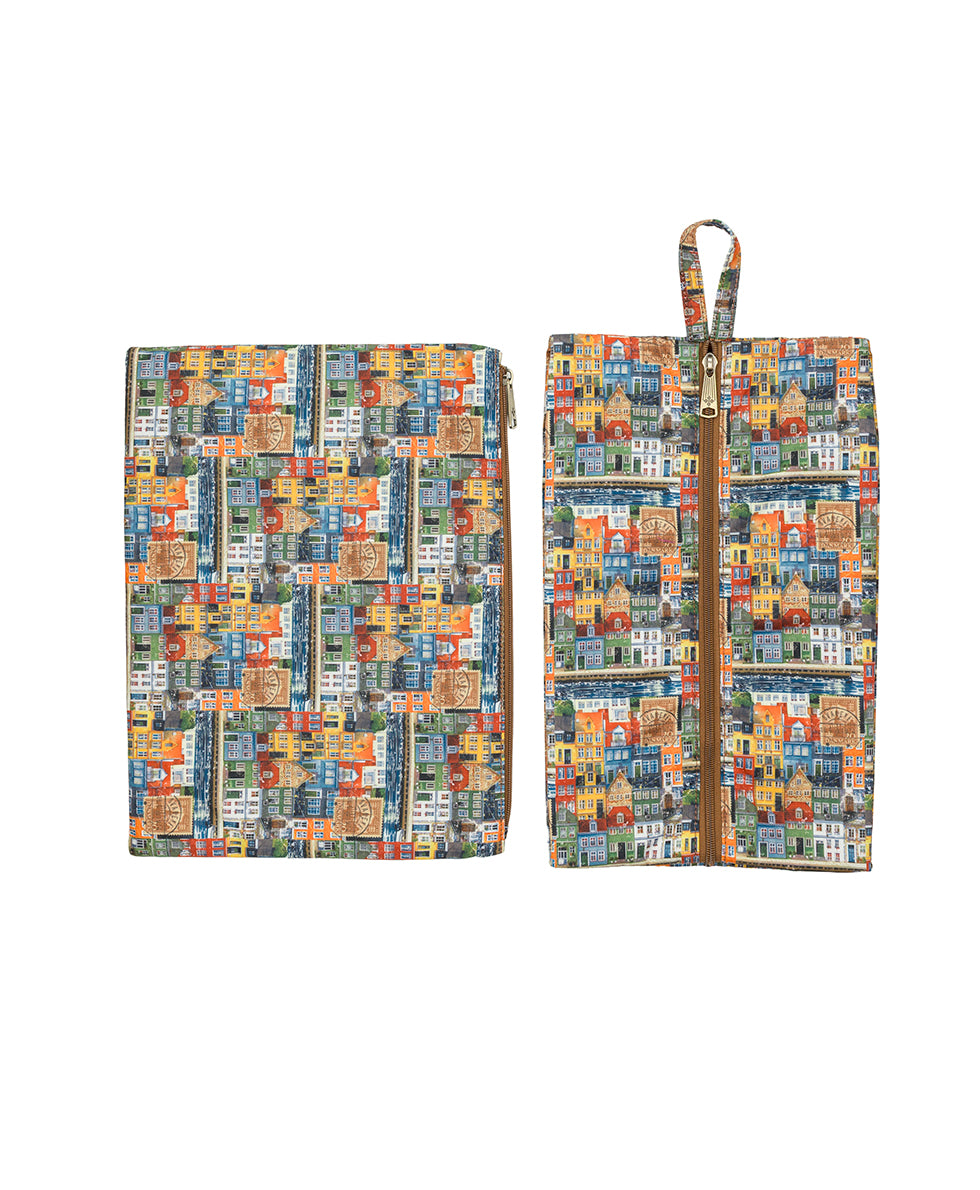 Female - 5 Piece Travel Cubes | Homes Along The Coast of Bergen | Homes Along The Coast Of Bergen - homes along the coast of bergen - by Patricia Nash - View 4 of 5
