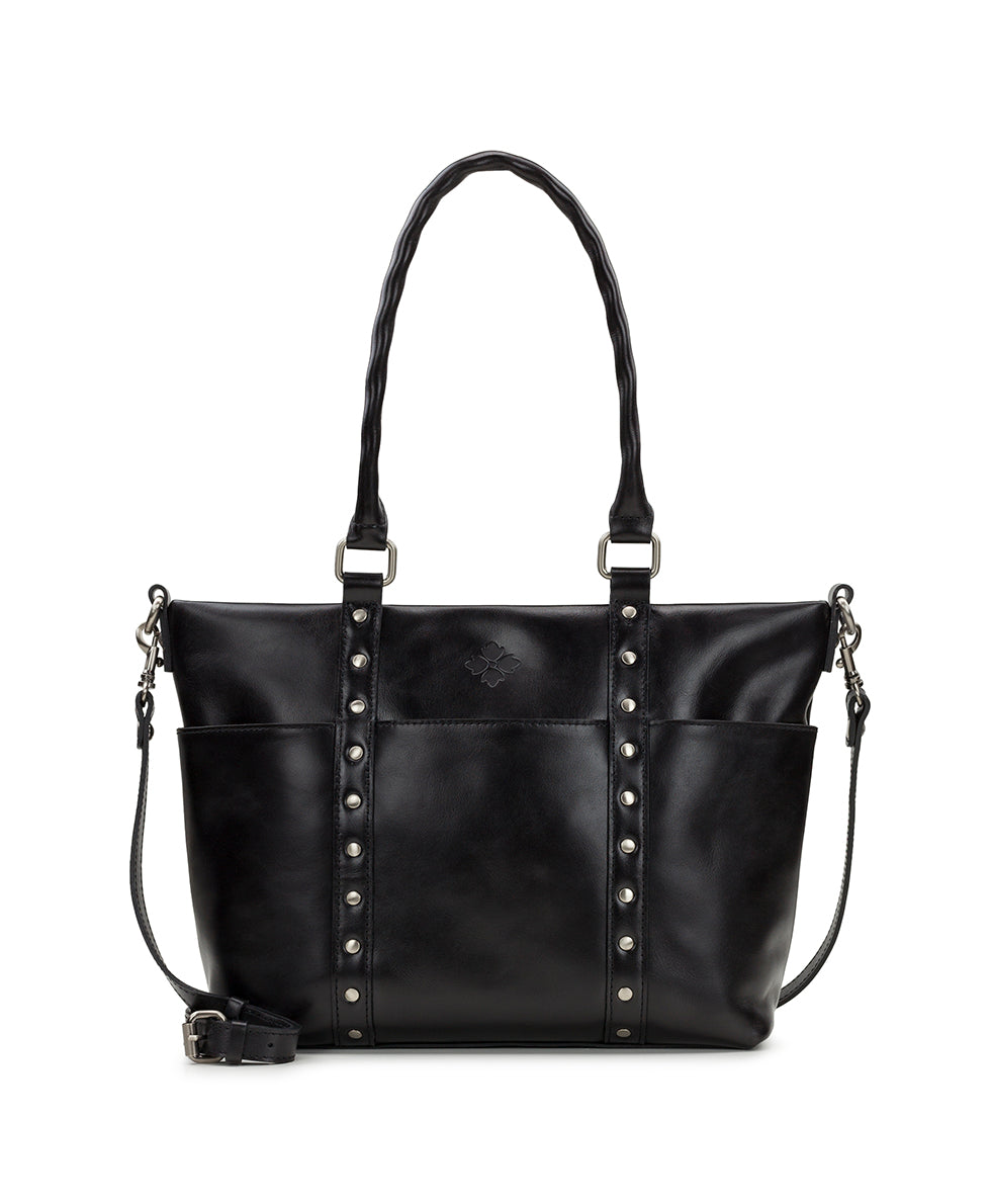 Female - Carducci Pocket Tote - Heritage - black - by Patricia Nash - View 1 of 4