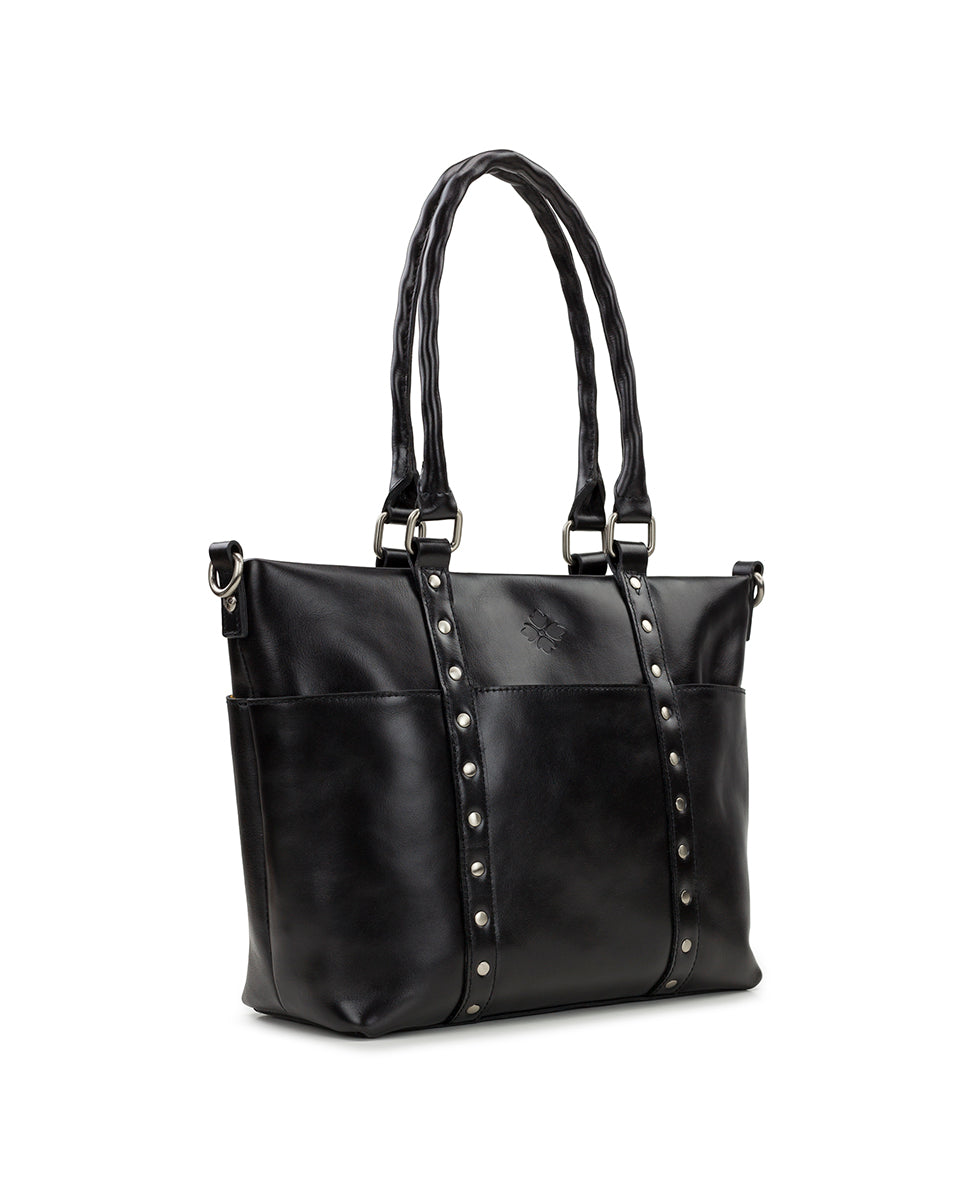 Female - Carducci Pocket Tote - Heritage - black - by Patricia Nash - View 3 of 4