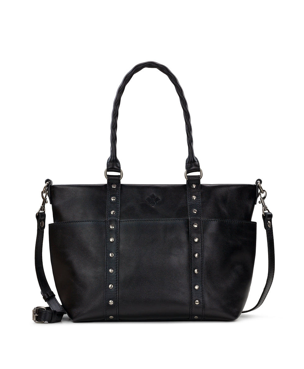 Female - Carducci Pocket Tote - Heritage - black - by Patricia Nash - View 1 of 4