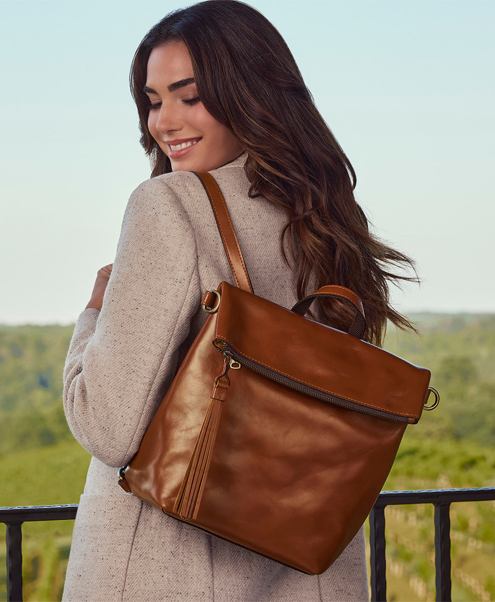 Luzille Backpack - Heritage - black - by Patricia Nash - View 10 of 15