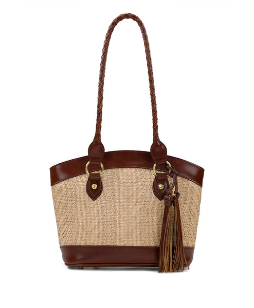 Zorita Satchel Italian Woven Patricia Nash