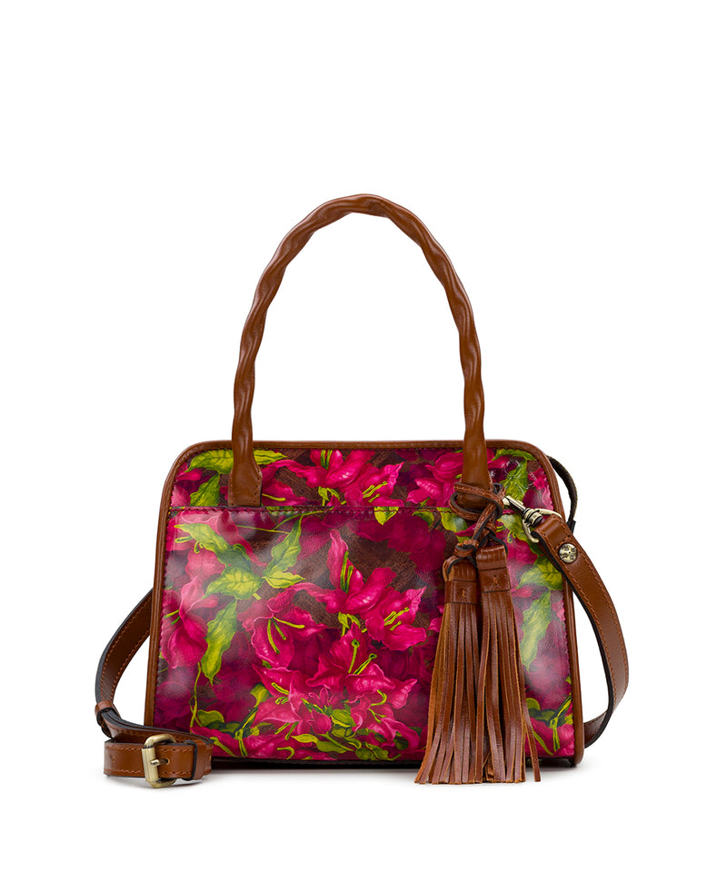 Paris Satchel - Bougainvilleas Along The Coast