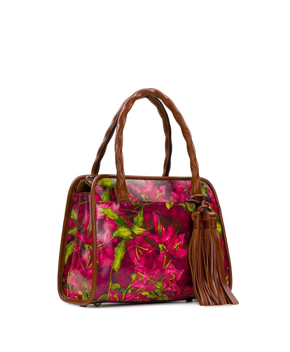 Paris Satchel - Bougainvilleas Along The Coast