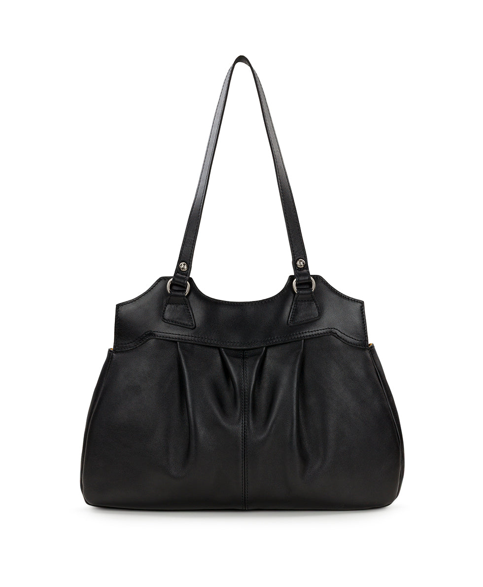 Female - Napoli Satchel - Heritage Leather - mushroom - by Patricia Nash - View 5 of 32