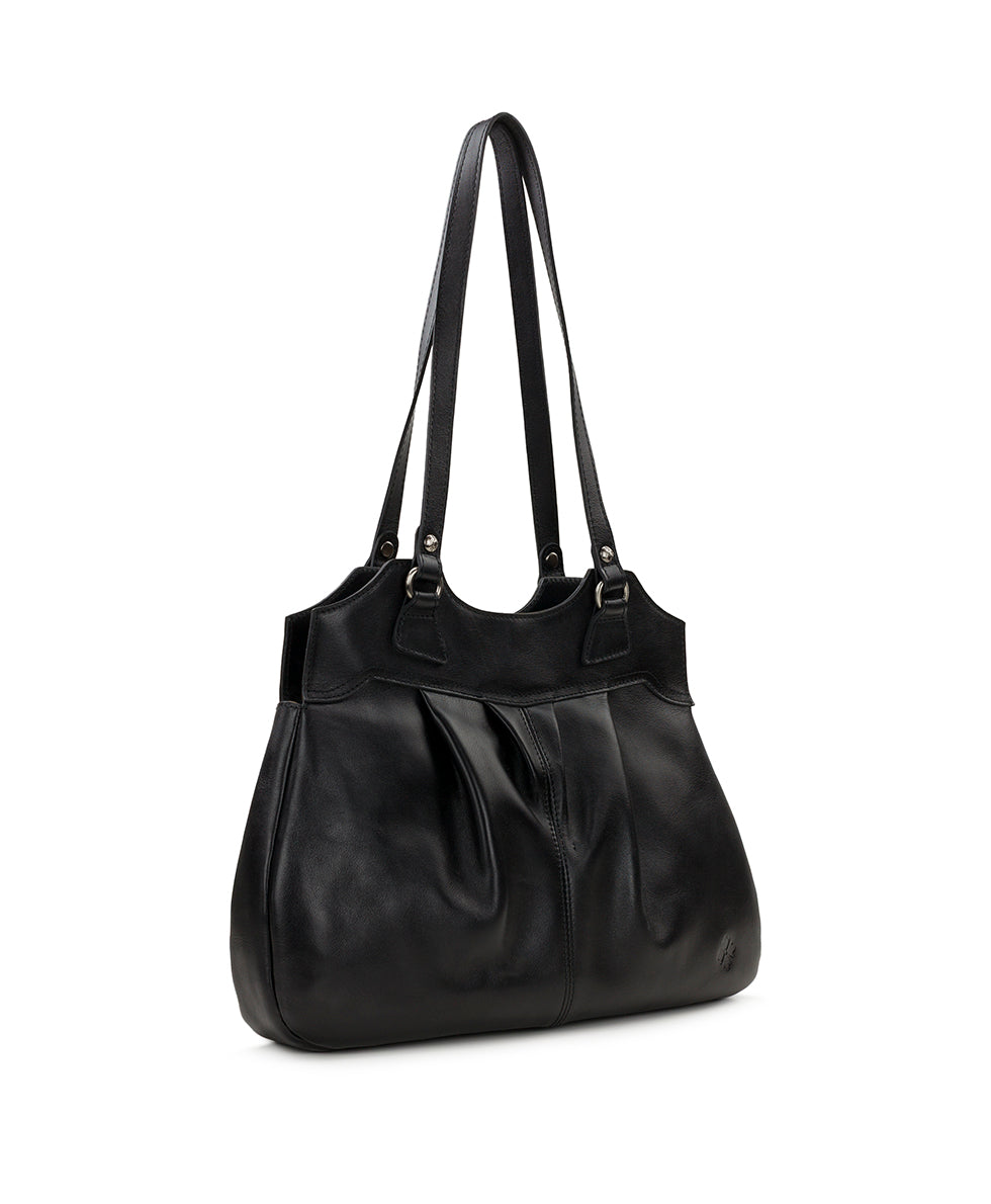 Female - Napoli Satchel - Heritage Leather - mushroom - by Patricia Nash - View 7 of 32
