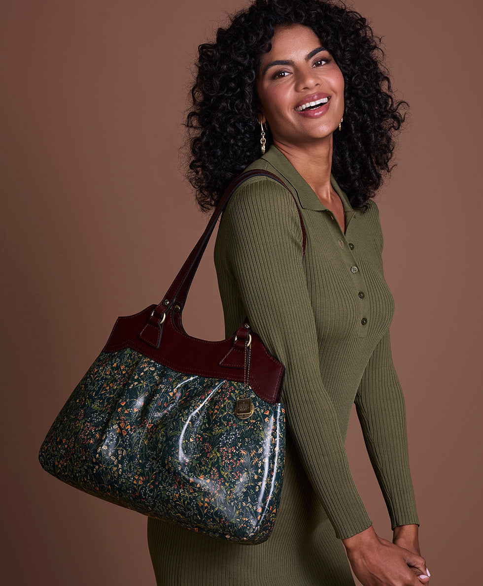 Napoli Satchel - Tuscan Fields | Patricia Nash Designs