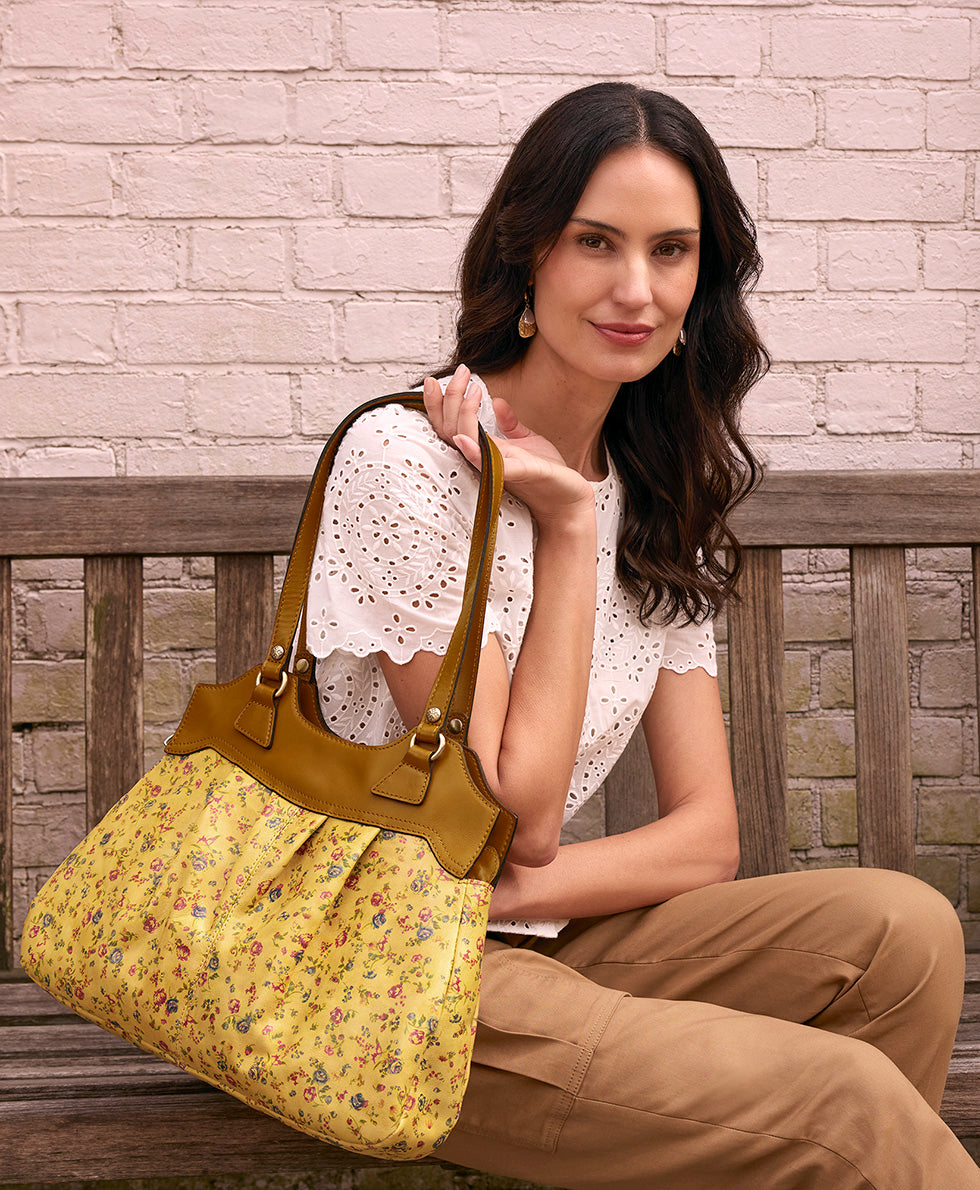 Female - Napoli Satchel - Fleur de Jardin - fleur de jardin - by Patricia Nash - View 7 of 7