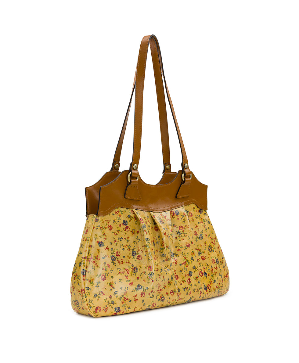 Female - Napoli Satchel - Fleur de Jardin - fleur de jardin - by Patricia Nash - View 5 of 7