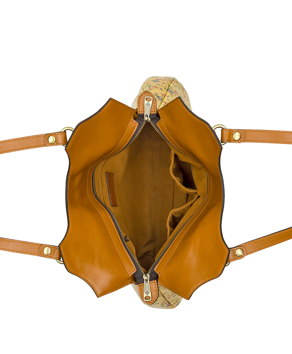 Female - Napoli Satchel - Fleur de Jardin - fleur de jardin - by Patricia Nash - View 6 of 7