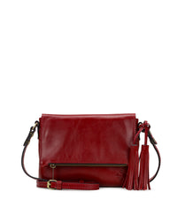 Corfu Crossbody - Vintage Distressed Leather — Ruby Red