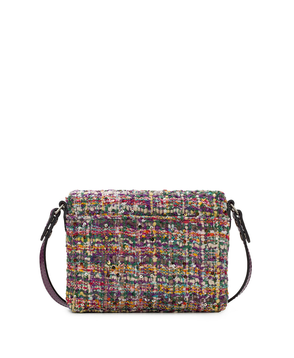 Corfu Crossbody - Sequin Boucle - dark purple - by Patricia Nash - View 2 of 4