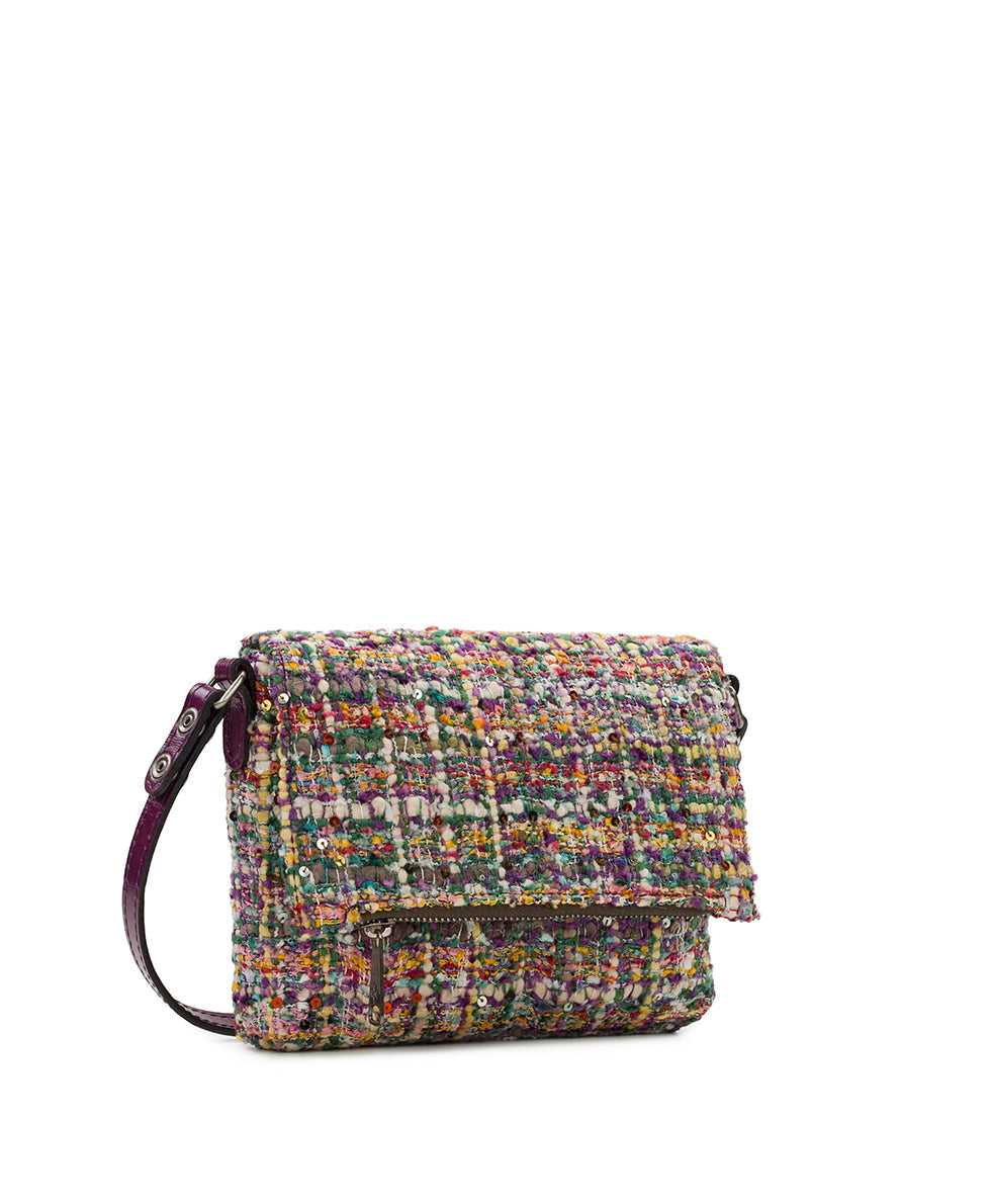 Corfu Crossbody - Sequin Boucle - dark purple - by Patricia Nash - View 3 of 4