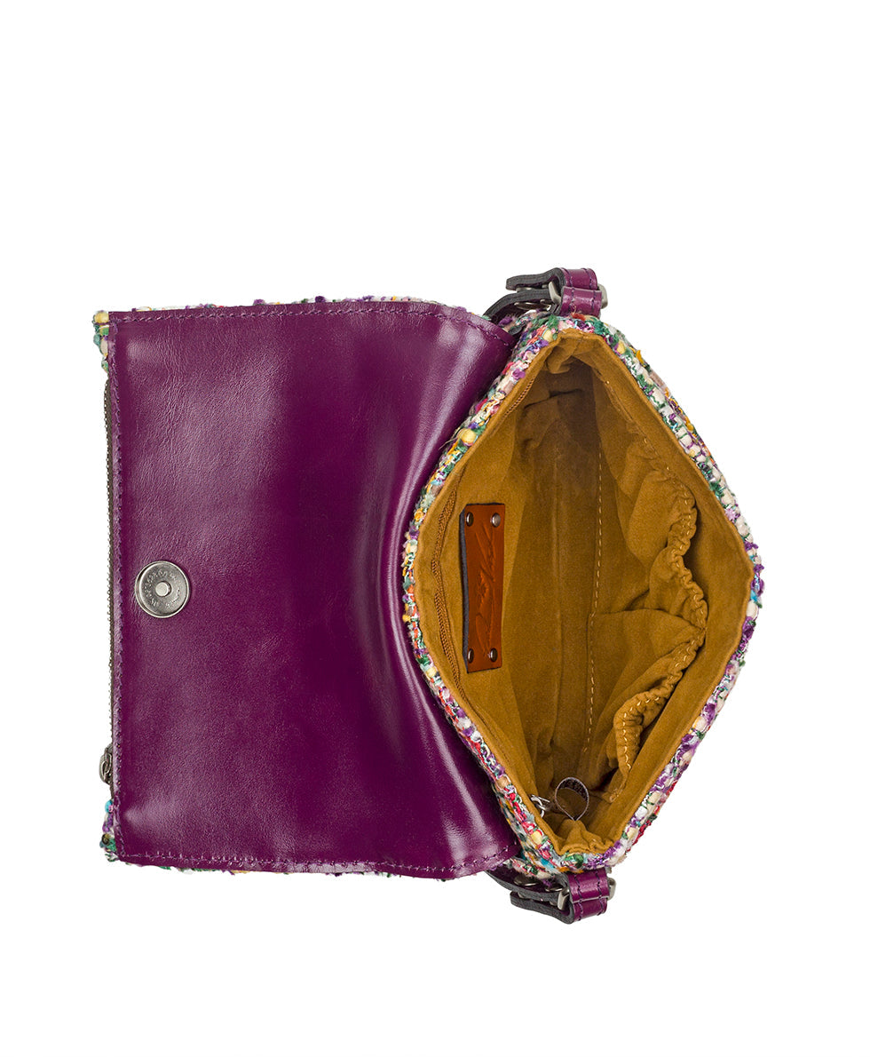 Corfu Crossbody - Sequin Boucle - dark purple - by Patricia Nash - View 4 of 4