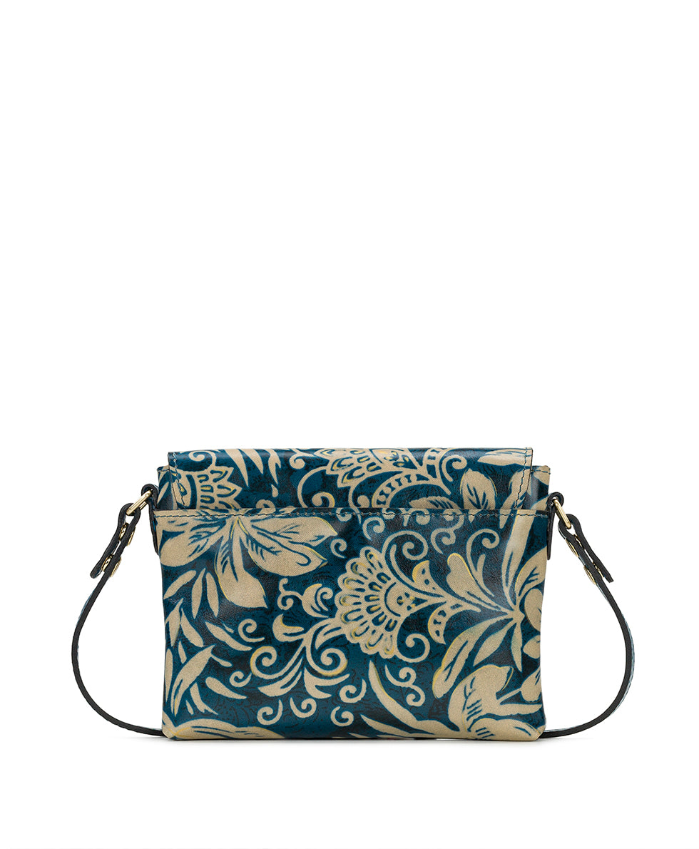 Female - Corfu Crossbody - Greek Floral Print - greek floral print - by Patricia Nash - View 2 of 4