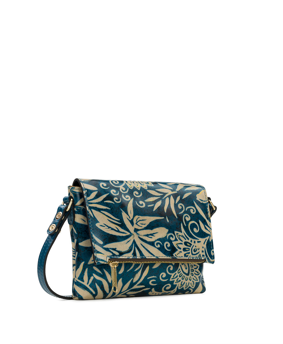 Female - Corfu Crossbody - Greek Floral Print - greek floral print - by Patricia Nash - View 3 of 4