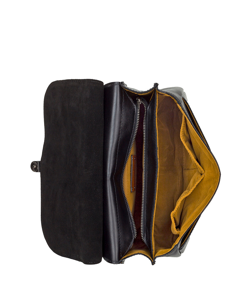 Female - London Saddle Bag - Heritage - black - by Patricia Nash - View 4 of 11