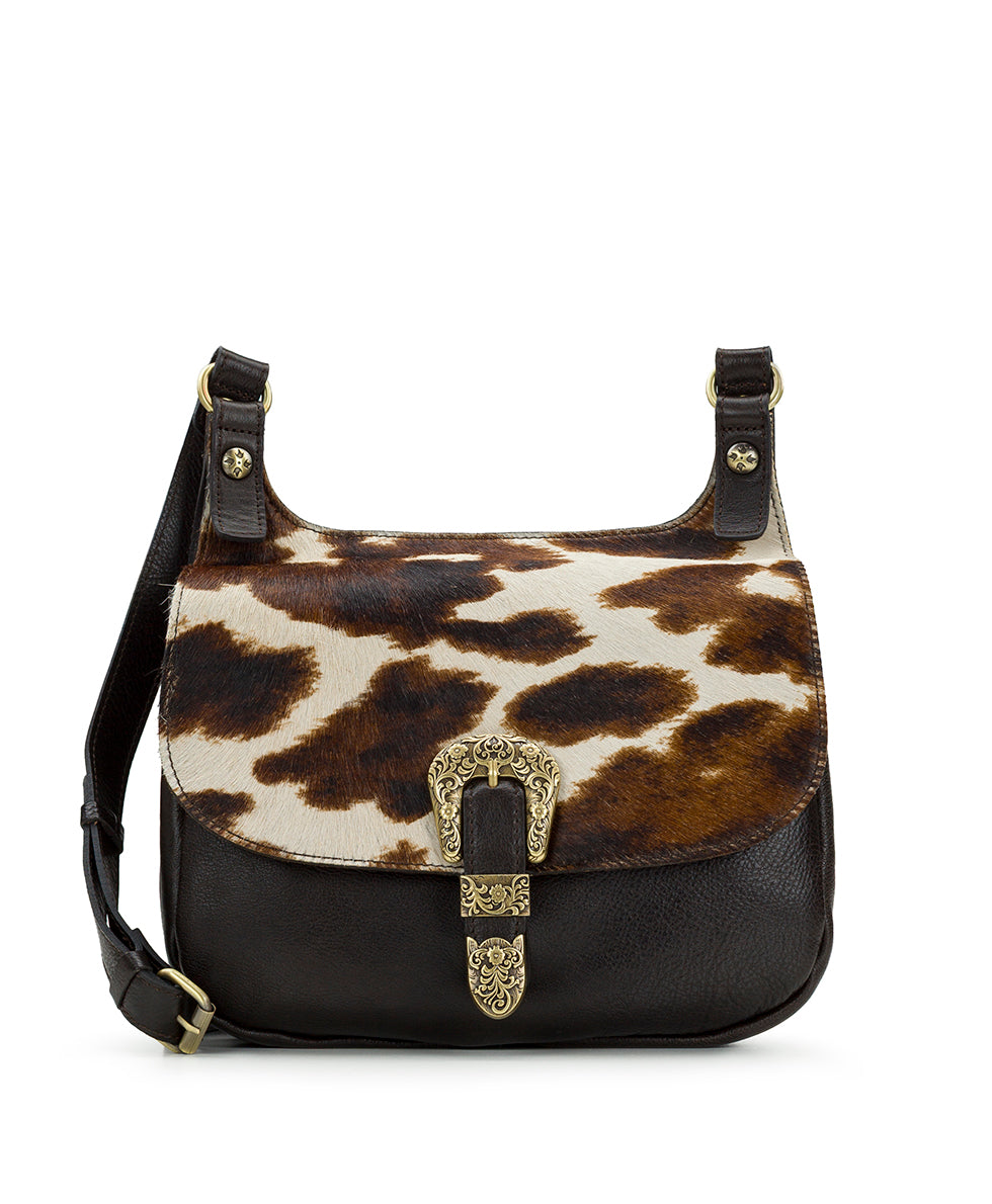 Female - London Saddle Bag - Cavallino - chocolate - by Patricia Nash - View 1 of 4