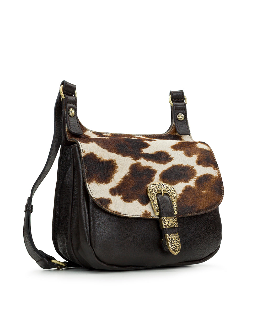 Female - London Saddle Bag - Cavallino - chocolate - by Patricia Nash - View 3 of 4