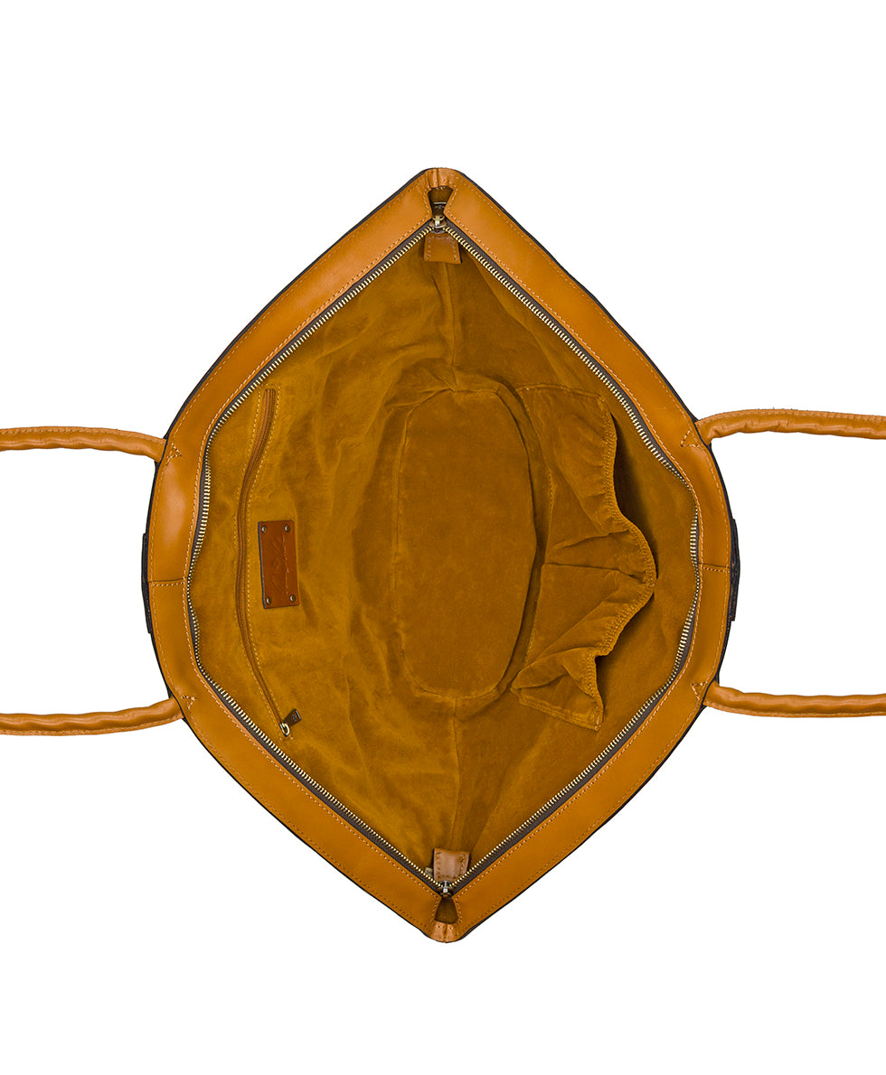 Female - Trope Dome with Scarf - Burnished Woven - natural - by Patricia Nash - View 5 of 7