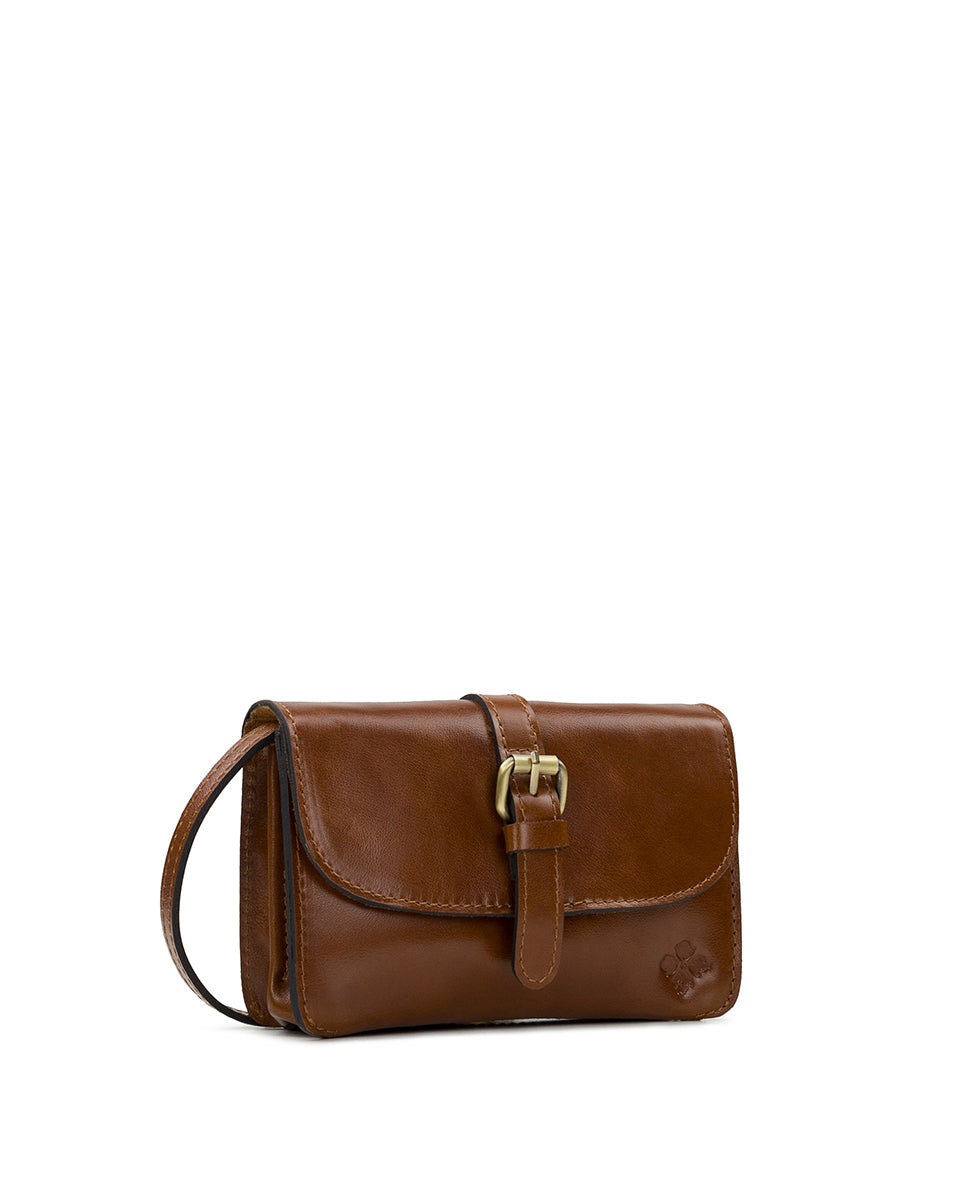 Female - Torri Crossbody - Vintage Distressed Leather - cognac - by Patricia Nash - View 13 of 32