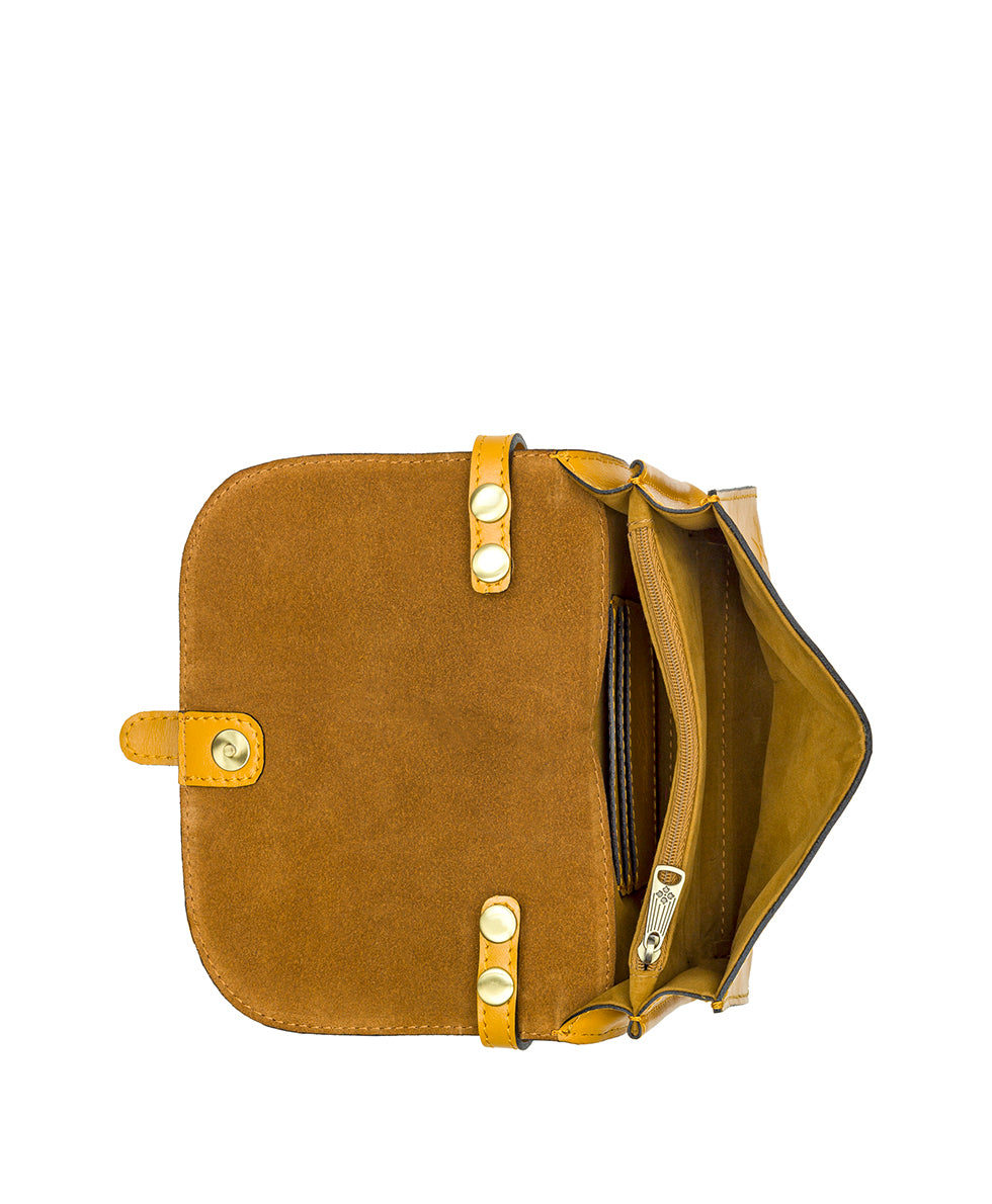 Female - Torri Crossbody - Vintage Distressed Leather - cognac - by Patricia Nash - View 20 of 32