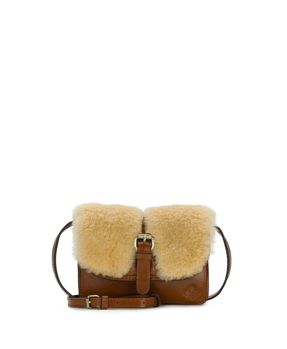 Female - Torri Crossbody | Sherpa | Natural - natural/black - by Patricia Nash - View 1 of 4