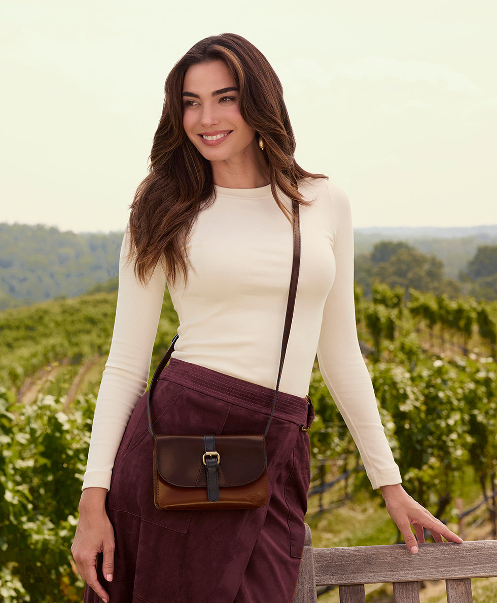 Female - Torri Crossbody - Colorblock - black - by Patricia Nash - View 5 of 5
