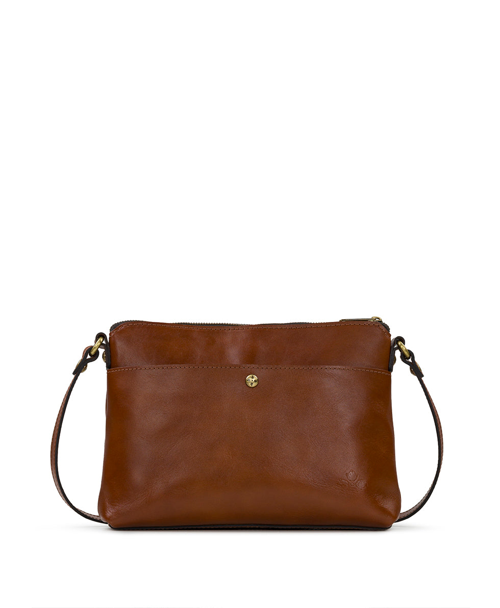 Avellino Crossbody Organizer - Heritage Leather – Patricia Nash