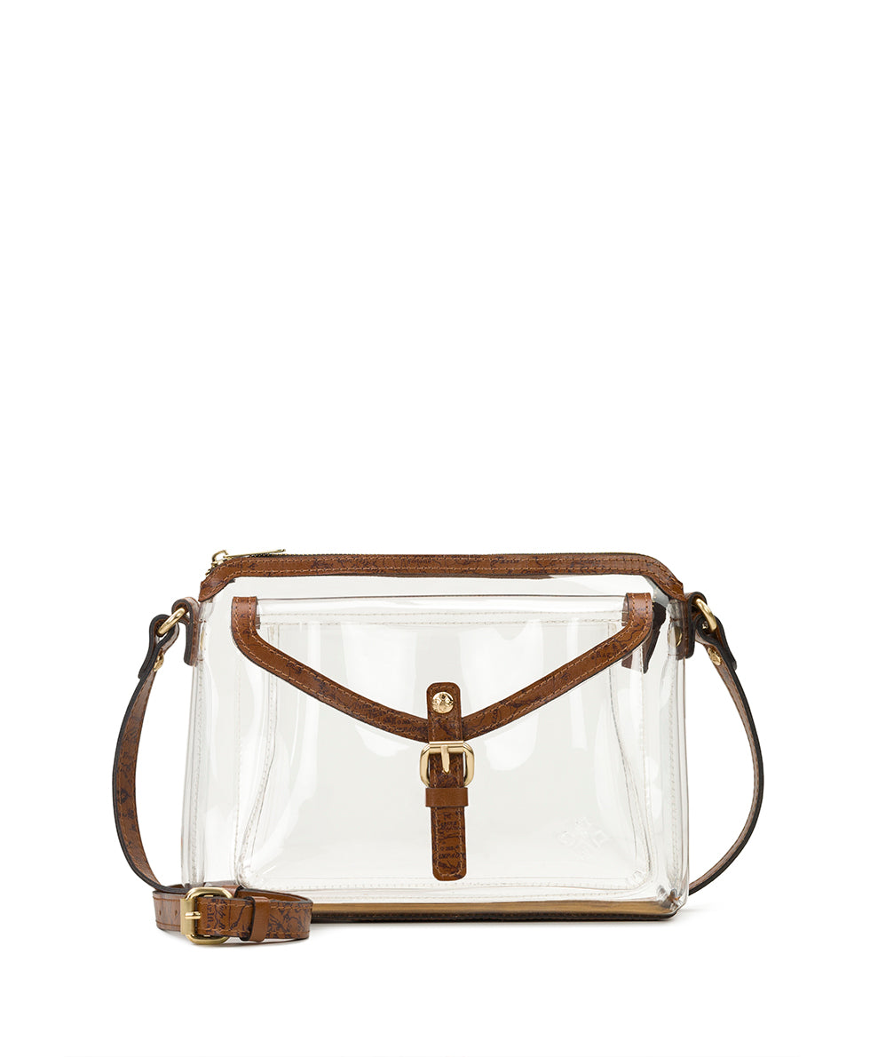 Avellino Crossbody - Clear Bag - signature map - by Patricia Nash - View 1 of 4