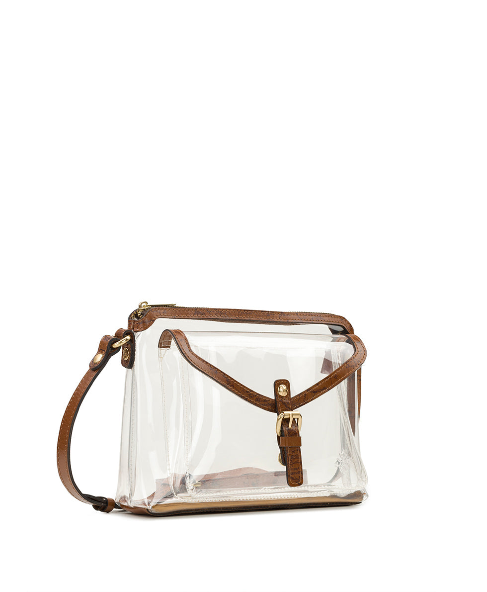 Avellino Crossbody - Clear Bag - signature map - by Patricia Nash - View 3 of 4