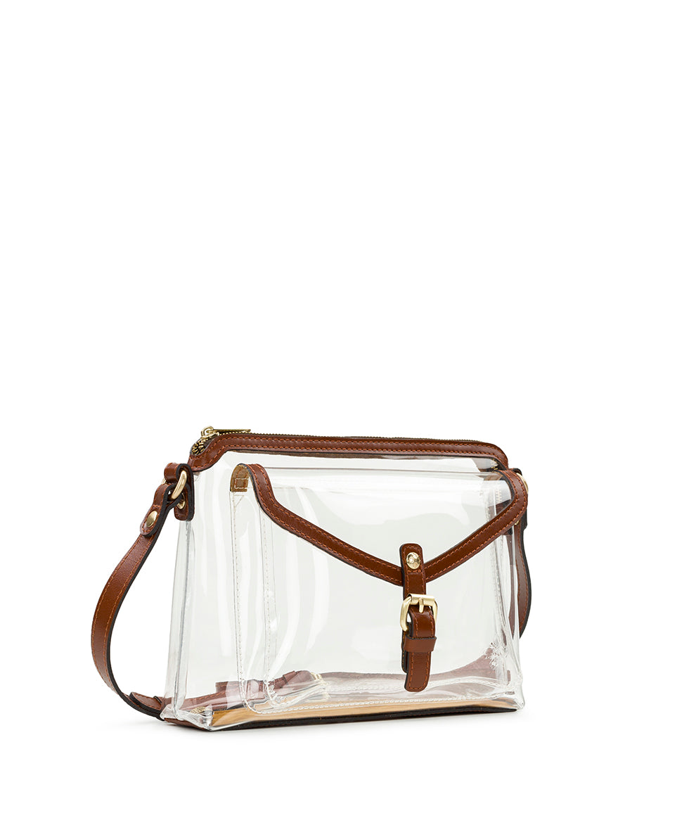 Avellino Crossbody - Clear Bag - tan - by Patricia Nash - View 3 of 5