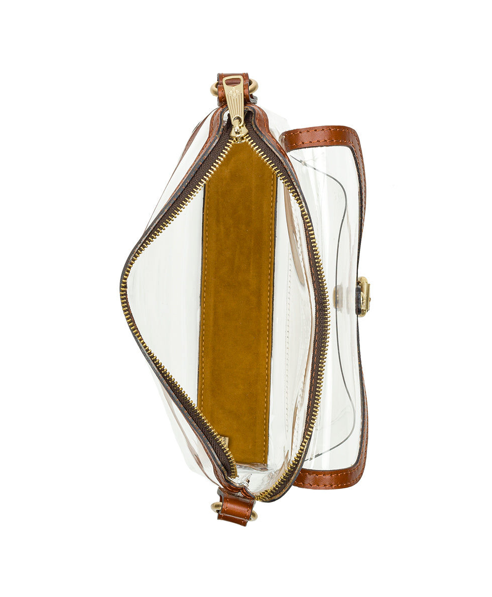 Avellino Crossbody - Clear Bag - tan - by Patricia Nash - View 4 of 5