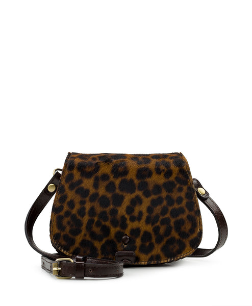 Patricia Nash Angeli Top Handle Crossbody - Leopard Haircalf