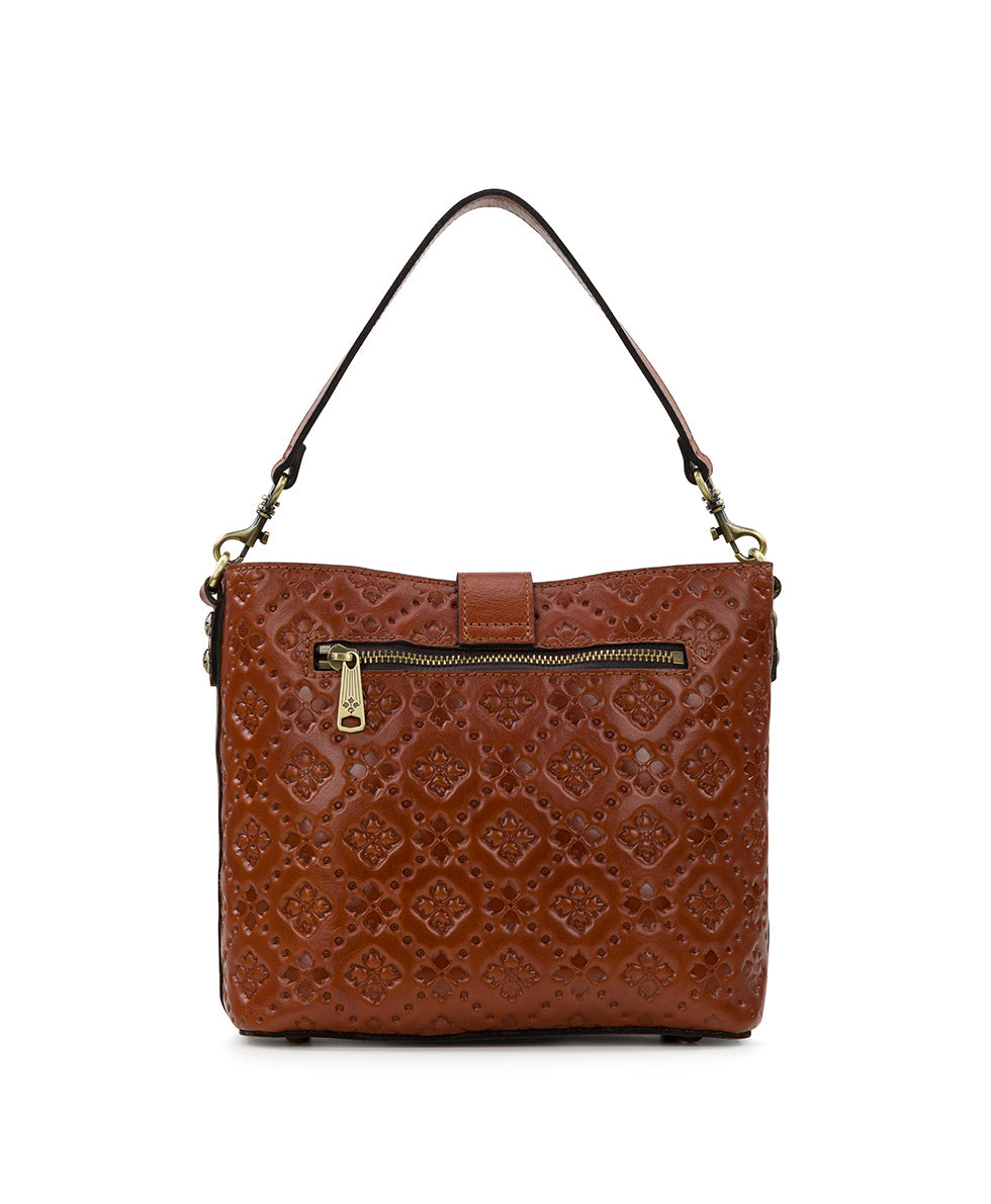 Irving Bucket Crossbody Bag - Vintage Signature Embossed Quilted ...