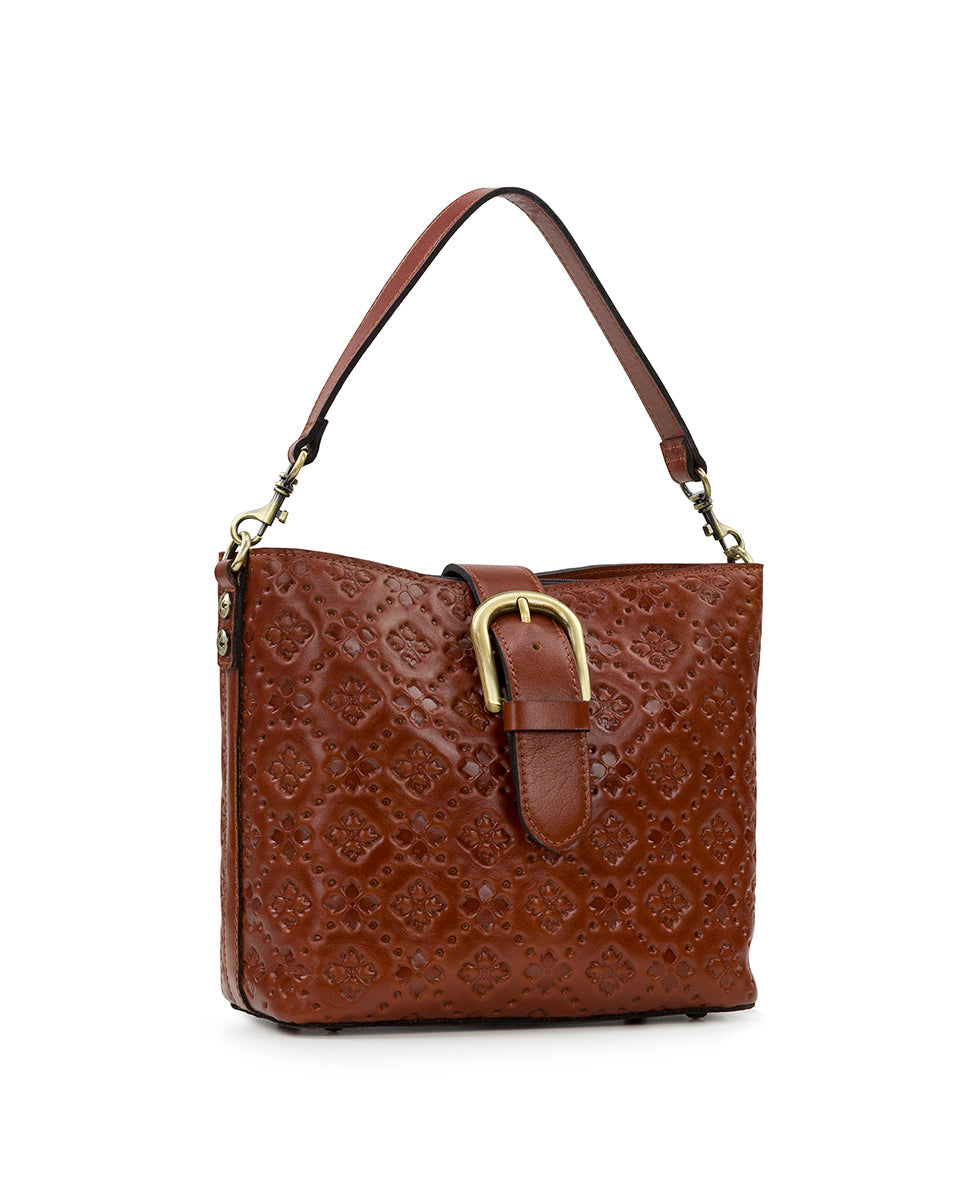 Irving Bucket Crossbody Bag - Vintage Signature Embossed Quilted ...