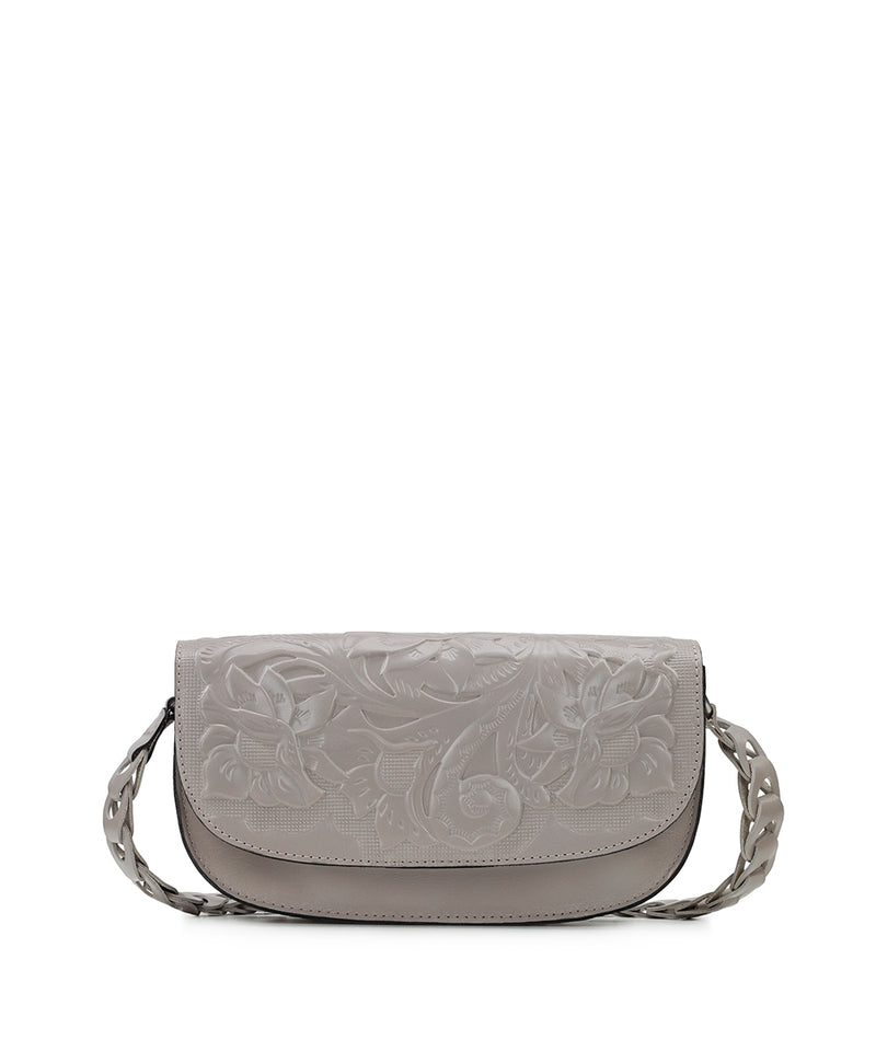 Chelsey Chainlink Crossbody - Vintage Vegetable Tan Cavo Tooled