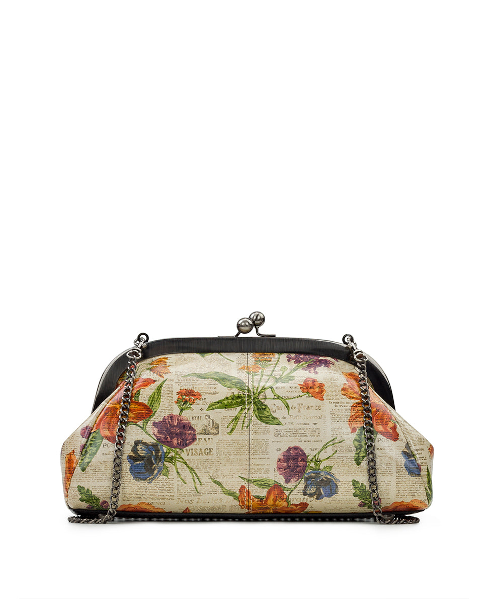 Mini Brown Leather Handbag for Women - Gisèle XS Art Deco Caramel | PAUL  MARIUS
