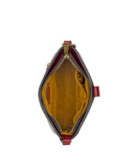 Aimee Crossbody - Vintage Distressed Leather — Maroon
