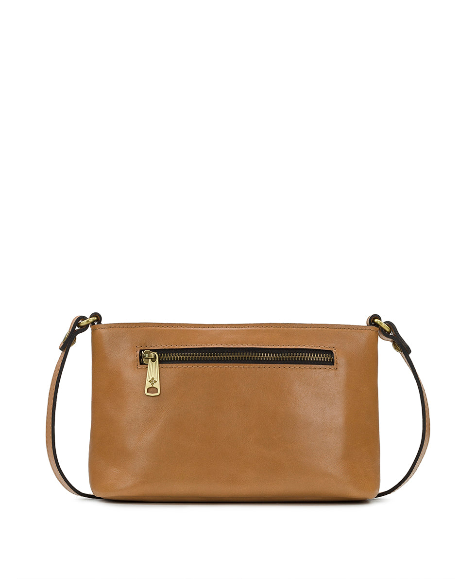 Aimee Crossbody - Vintage Distressed Leather - Naturale – Patricia Nash