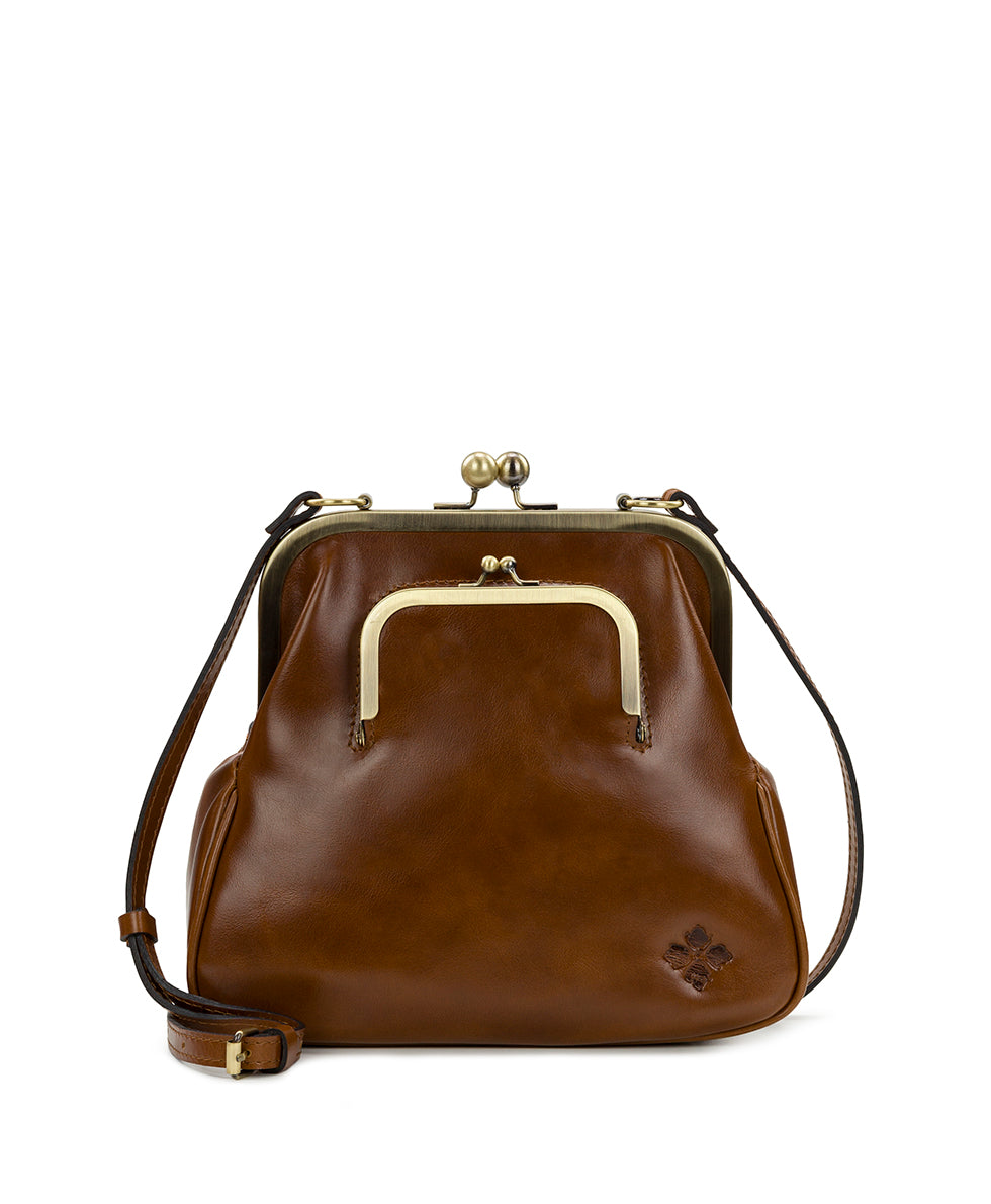 Female - Mellila Frame Bag - Rectangular Frame Pocket - rosewood - by Patricia Nash - View 1 of 31