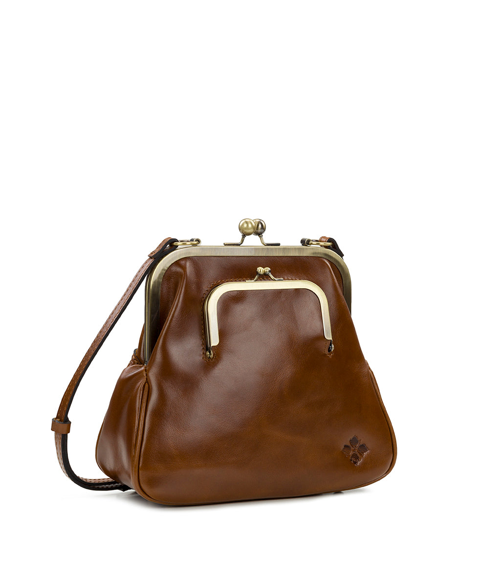 Female - Mellila Frame Bag - Rectangular Frame Pocket - rosewood - by Patricia Nash - View 3 of 31