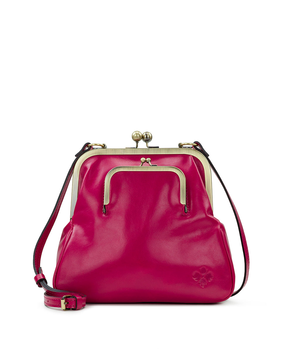Female - Mellila Frame Bag - Rectangular Frame Pocket - rosewood - by Patricia Nash - View 10 of 31