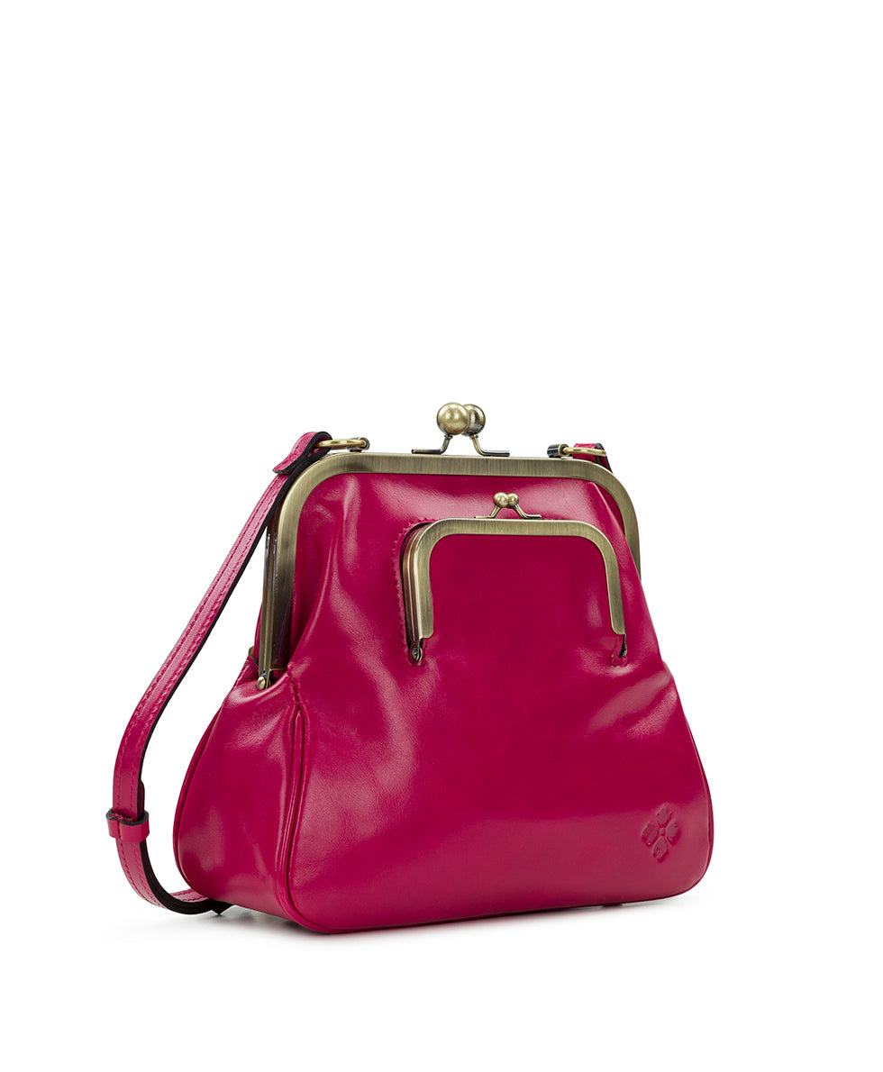 Female - Mellila Frame Bag - Rectangular Frame Pocket - rosewood - by Patricia Nash - View 12 of 31