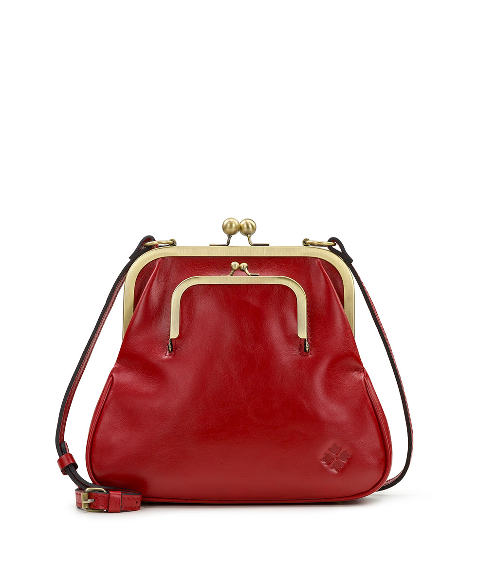 Female - Mellila Frame Bag - Rectangular Frame Pocket - rosewood - by Patricia Nash - View 1 of 4